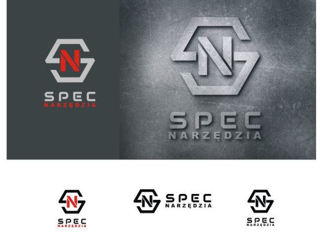 Projektowanie logo dla firm,  Logo dla sklepu z narzędziami, logo firm - SpecNarzędzia
